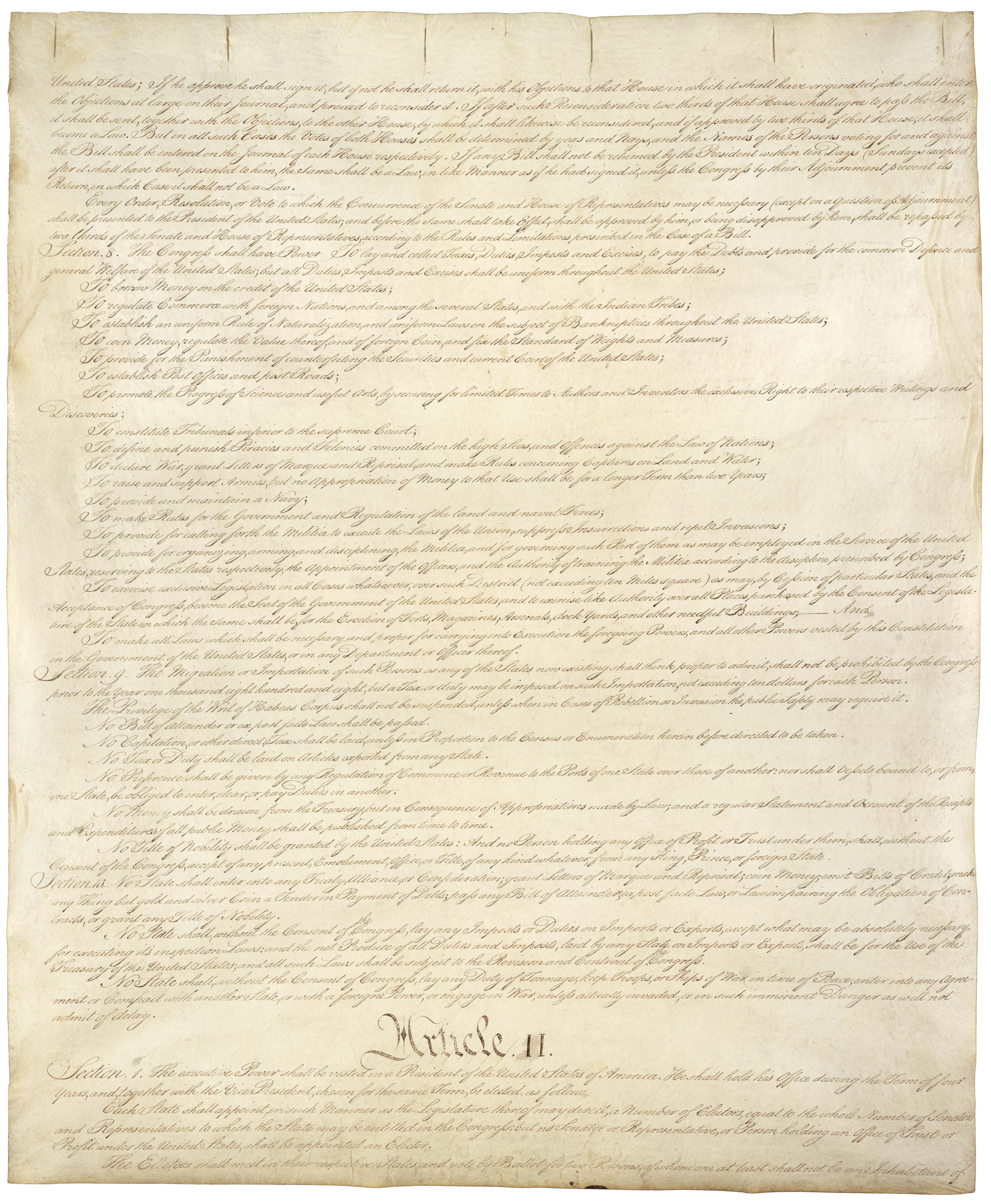 United States Constitution - Page 2 of 4