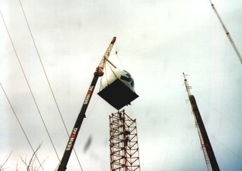 Constructing Doppler Max RADAR on Monte Sano mountain