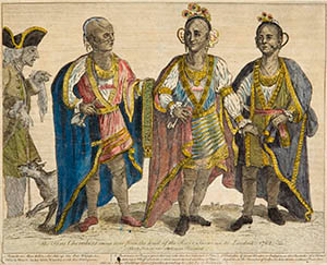 Lithograph of the 1762 British Delegation