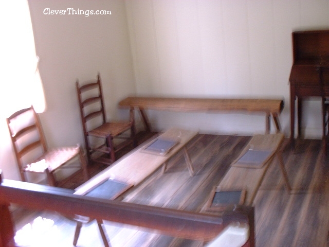 The Worcester House classroom at New Echota