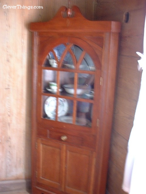 The Worcester House China Cabinet at New Echota