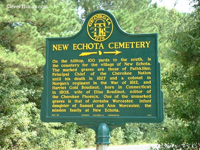 The cemetery at New Echota