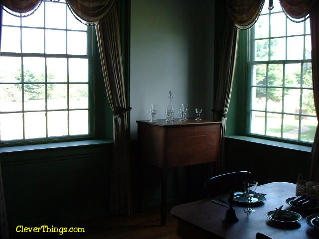 Liquor Cabinet at the Cherokee Chief Vann Estate in Georgia