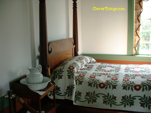 Bedroom at the Cherokee Chief Vann Estate in Georgia