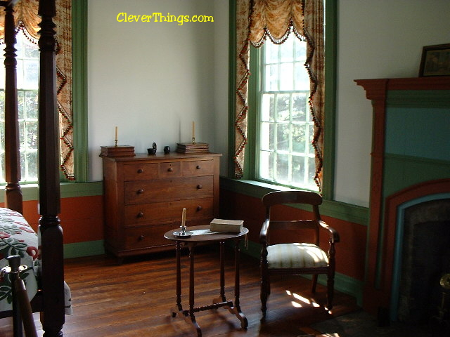 Bedroom at the Cherokee Chief Vann Estate in Georgia