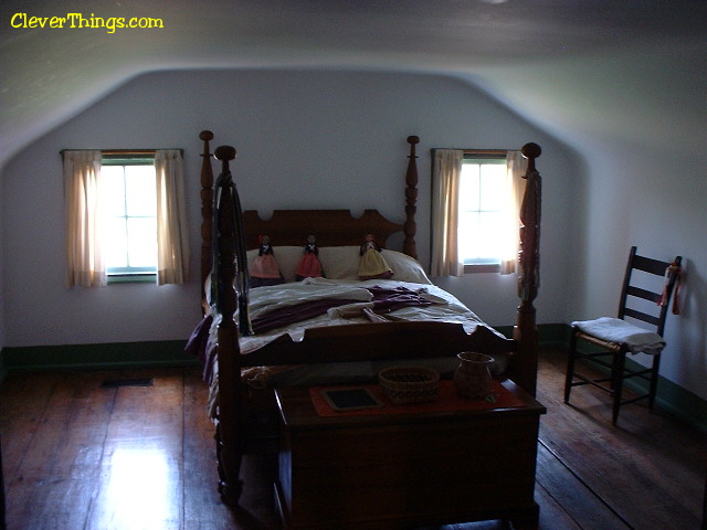 Bedroom at the Cherokee Chief Vann Estate in Georgia