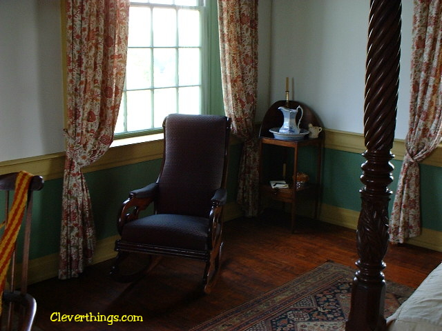 Bedroom at the Cherokee Chief Vann Estate in Georgia