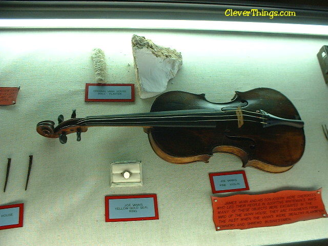Museum artifacts at the Cherokee Chief Vann Estate in Georgia