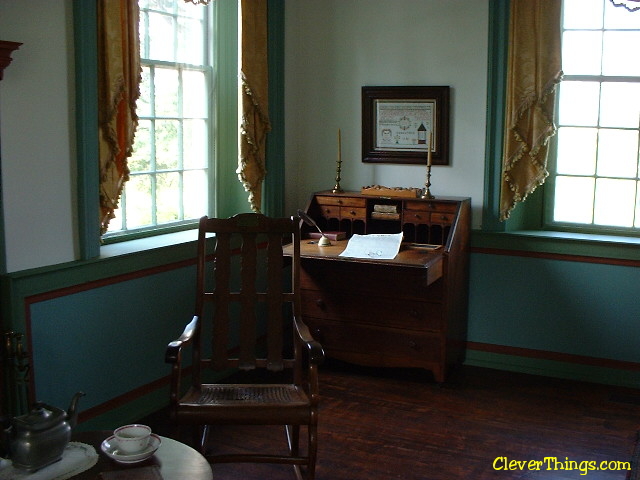 Desk at Cherokee Chief Vann Estate in Georgia