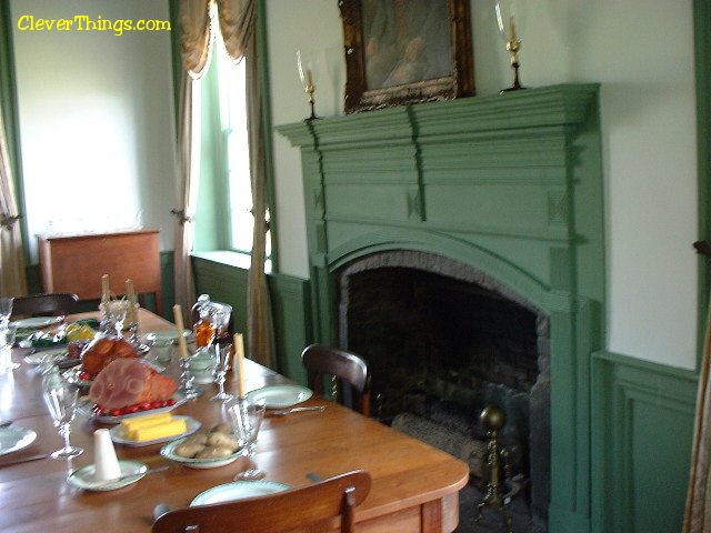 Dinner at the Cherokee Chief Vann Estate in Georgia