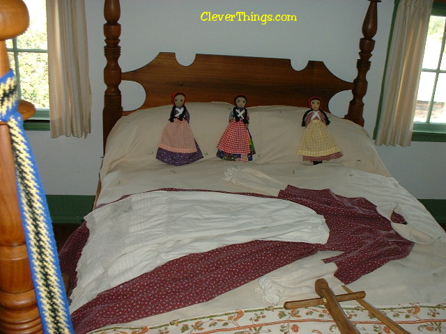 Dolls at the Cherokee Chief Vann Estate in Georgia