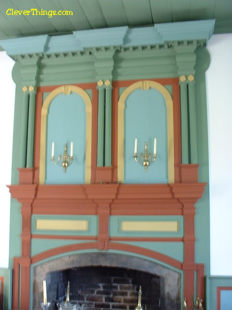 Fireplace at the Cherokee Chief Vann Estate in Georgia