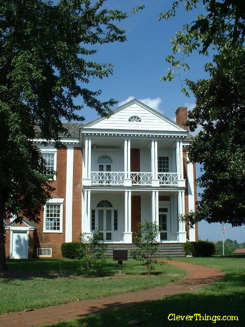 South side of the Cherokee Chief Vann Estate in Georgia