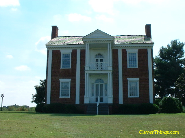 North side of the Cherokee Chief Vann Estate in Georgia