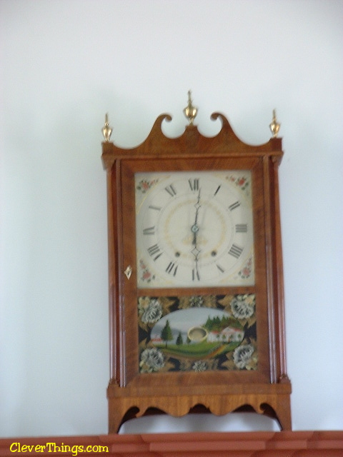 Mantle clock at the Cherokee Chief Vann Estate in Georgia