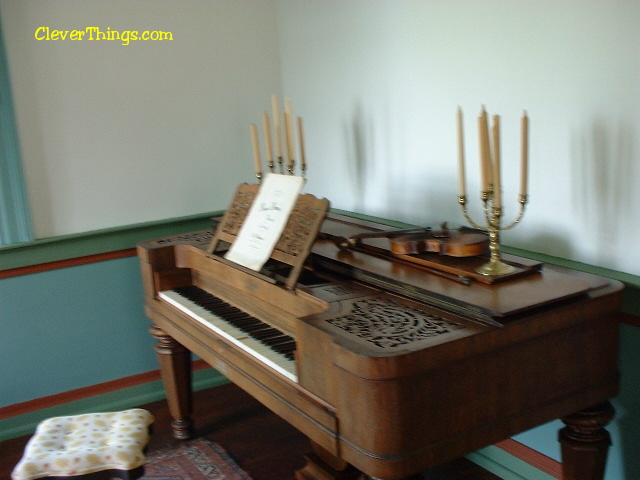 Piano and Violin at the Cherokee Chief Vann Estate in Georgia