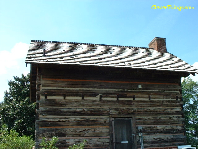 Caretakers cabin at the Cherokee Chief Vann Estate in Georgia