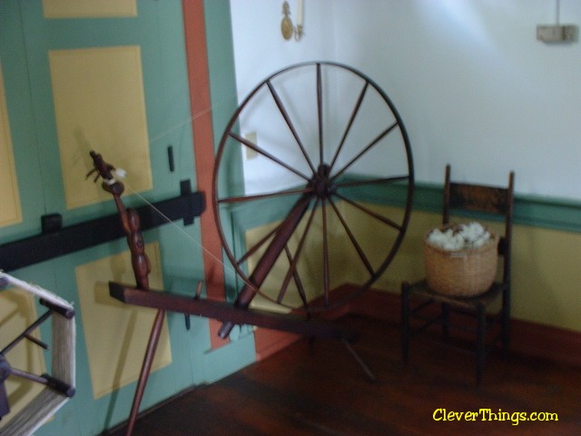 Spinning wheel at the Cherokee Chief Vann Estate in Georgia