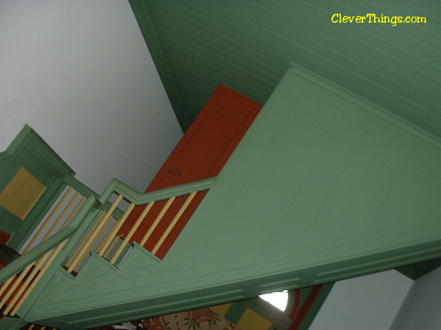 Stairs at the Cherokee Chief Vann Estate in Georgia