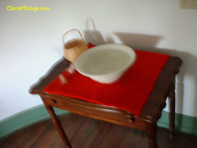 Table at the Cherokee Chief Vann Estate in Georgia