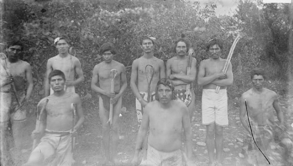 1888 stickball game in Wolftown