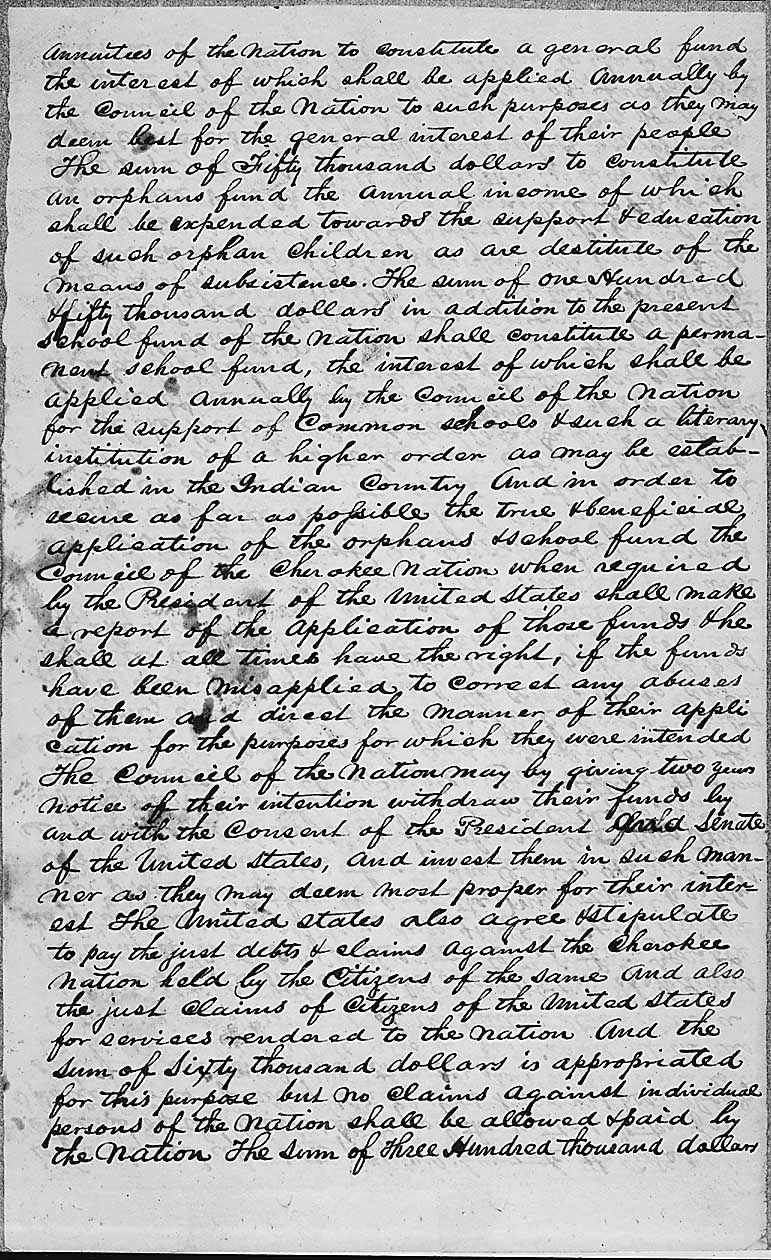 1835 Treaty of New Echota - page #11