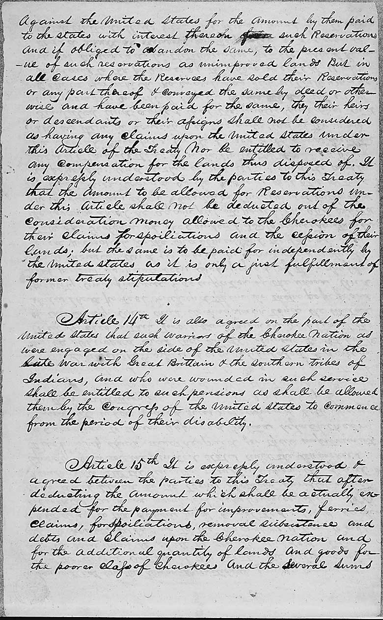 1835 Treaty of New Echota - page #15