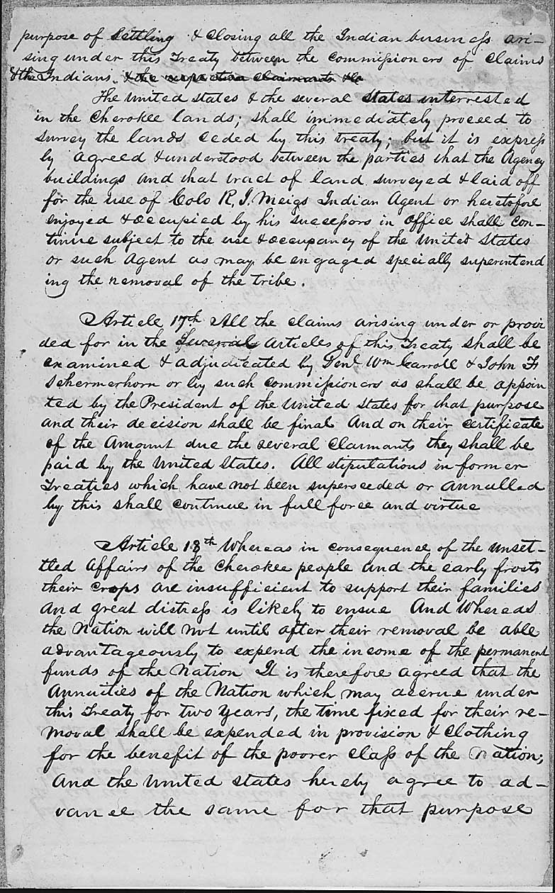 1835 Treaty of New Echota - page #17