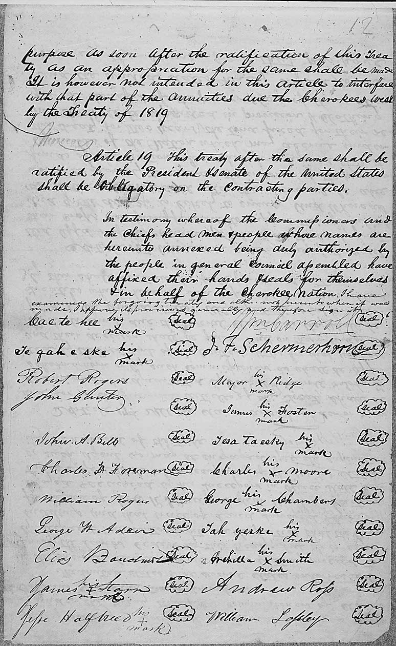 1835 Treaty of New Echota - page #18