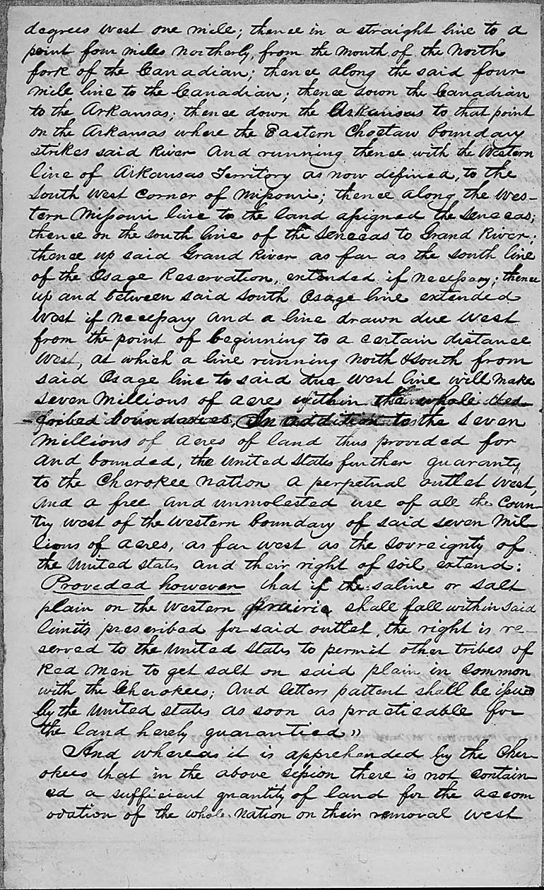 1835 Treaty of New Echota - page #5