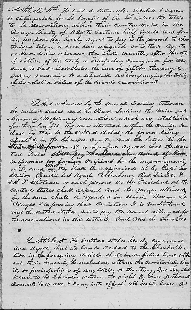 1835 Treaty of New Echota - page #7