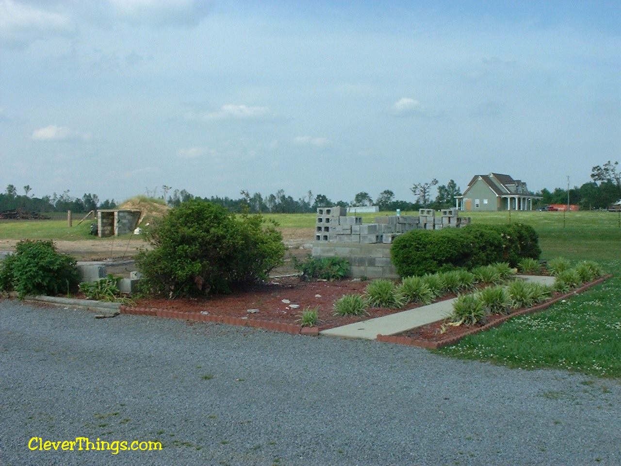 Tornado damage near Arab, Alabama